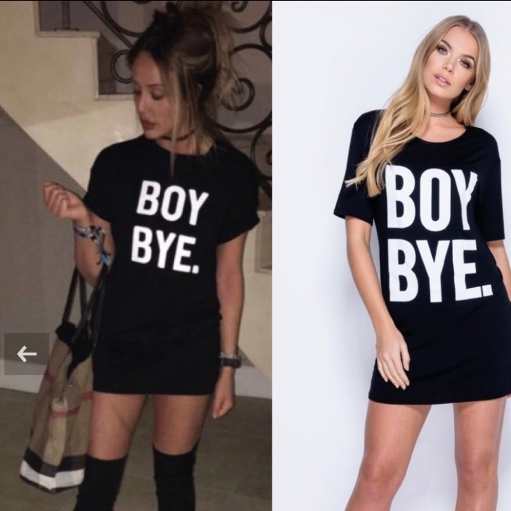 Boy Bye TShirt Dress